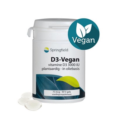 SF Vitamine D3 vegan 75mcg 90 V-caps 